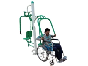 chest press, disable person chest press, disable open gym equipment indore, bhopal, jabalpur