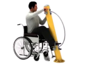 wheel chair pull up, disable open gym equipment supplier