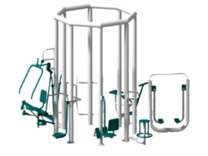 8 in 1 combination, outdoor gym manufacturer supplier in indore, bhopal, jabalpur