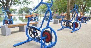outdoor gym equipments