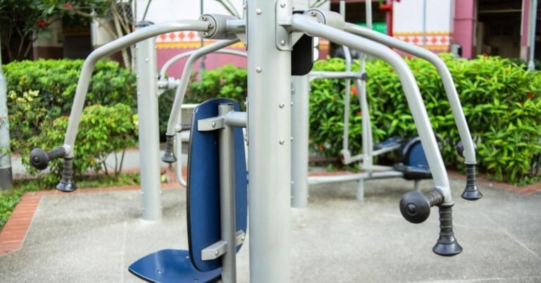 park based workouts, exterior gym equipment in Sagar